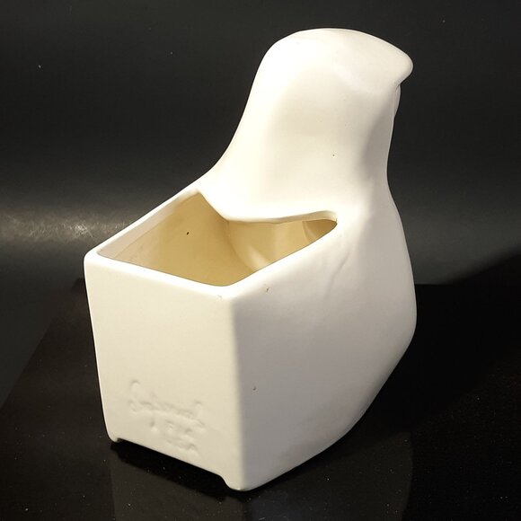 Vintage Imperial USA Pottery Madonna Virgin Mary Bust Planter White Mid Century - Picture 5 of 9